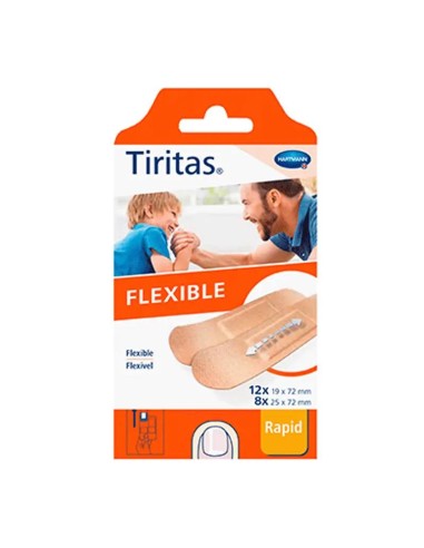 Tiritas Flexible Rapid Surtido 2 Tamaños 20 unidades