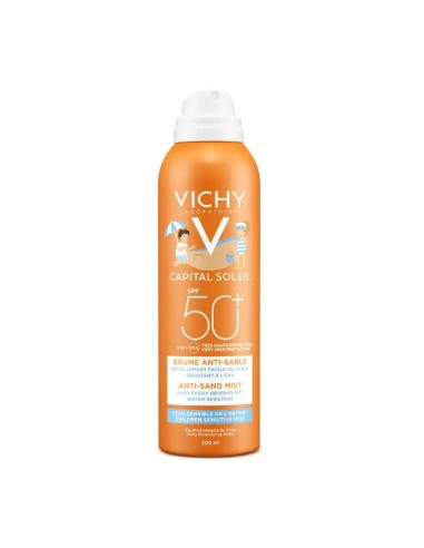 Vichy Capital Soleil Bruma Solar Anti-Arena para Niños SPF 50+, 200 ml