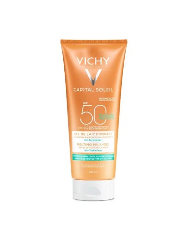 Vichy Capital Soleil Leche Gel Wet Skin SPF 50, 200 ml