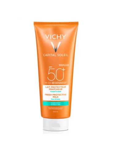 Vichy Capital Soleil Leche Protectora Hidratante SPF 50, 300 ml