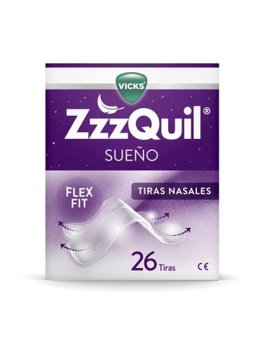 Zzzquil sueño tiras nasales, respira y duerme mejor, 26 tiras