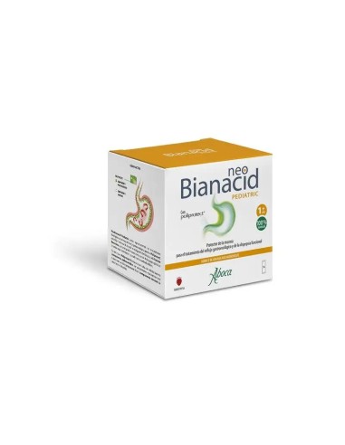 Aboca Neobianacid Pediatric Acidez, Reflujo Y Dificultades Digestivas, Dolor, Reflujo Gastroesofágico Y Gastritis, 30 sobres