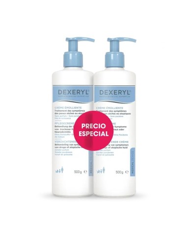 Dexeryl Kit Duo Crema Emoliente, 500 gr