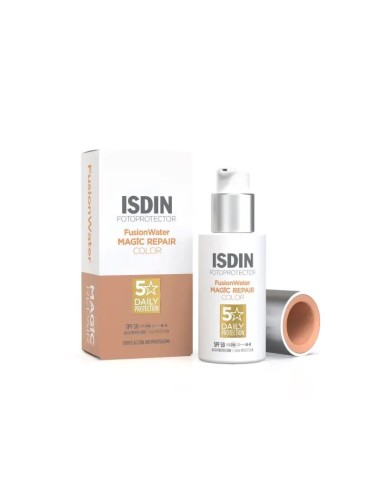 Isdin Fotoprotector Fusion Water Magic Repair Color SPF 50 50 Ml