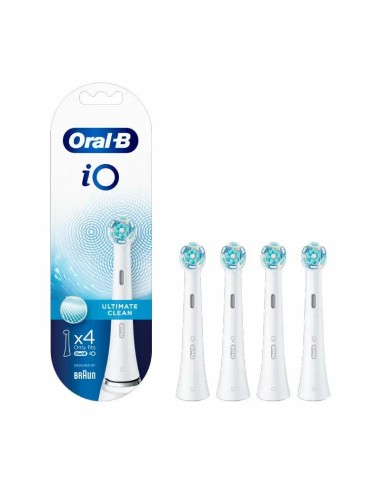 Oral-B iO Ultimate Clean Cabezales de RecambiO, 4 unidades