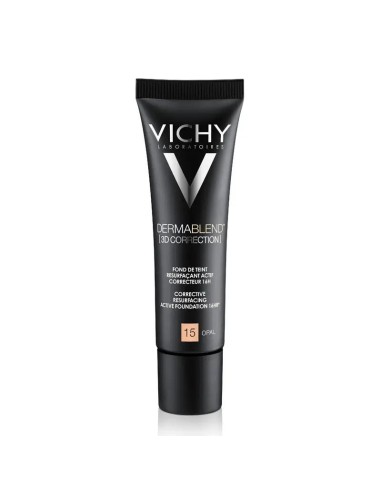 Vichy Dermablend 3D Correction Fondo de Maquillaje Corrector Tono 15 Opal 30 ml