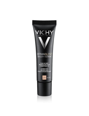 Vichy Dermablend Corrección 3D Fondo de Maquillaje Corrector Nº 25 Nude 30 ml