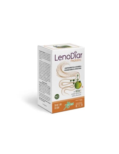 Aboca Lenodiar Pediatric Tratamiento De La Diarrea Aguda Y Crónica, Buen Funcionamiento Del Intestino, Niños, 12 sobres