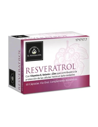 El Naturalista Resveratrol 60 Capsulas