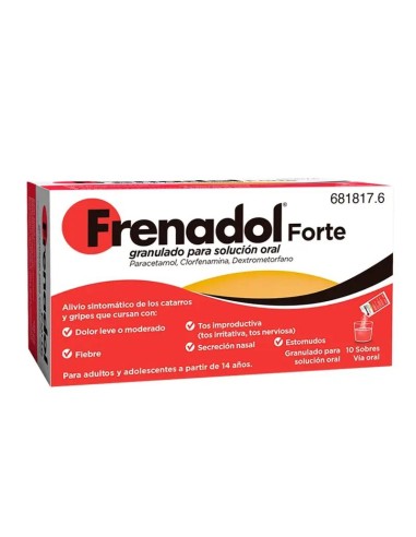 Frenadol Forte Granulado, 10 Sobres
