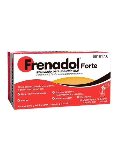 Frenadol Forte Granulado, 10 Sobres