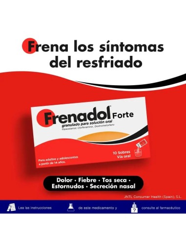 Frenadol Forte Granulado, 10 Sobres