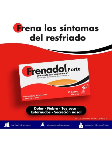 Frenadol Forte Granulado, 10 Sobres