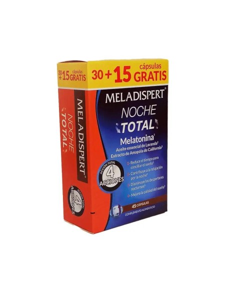 Meladispert Noche Total 30+15 Cápsulas