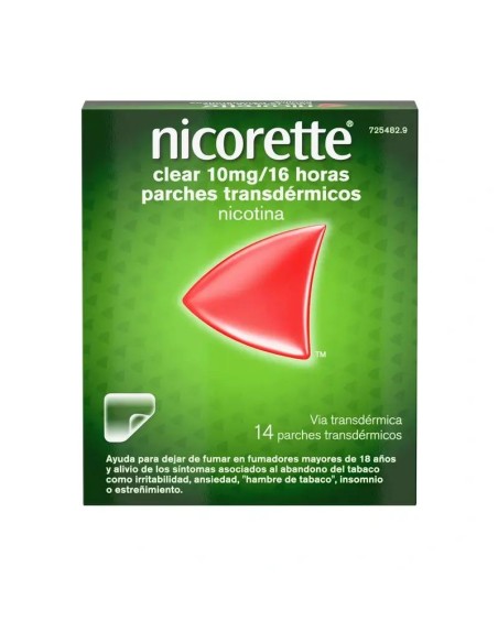 Nicorette Parches Transdérmicos 10 mg de 16 Horas 14 Parches