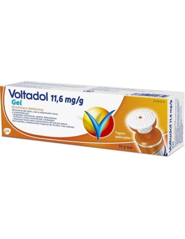 Voltadol Gel Tópico con Tapón Aplicador 75 gr