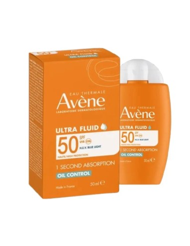 Avene Ultra Mat SPF50+ Fluido 50 ml