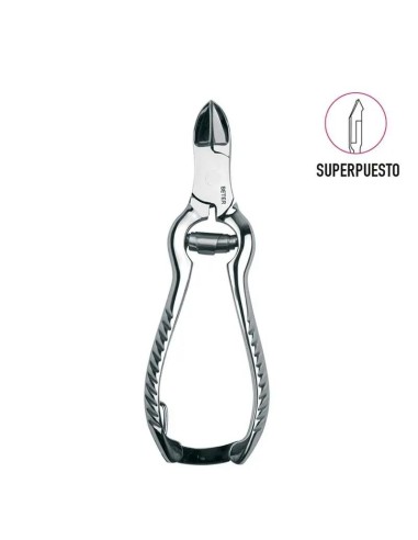 Beter Alicate Pedicura Superpuesto Cromado Muelle Gusanillo 13.5 cm