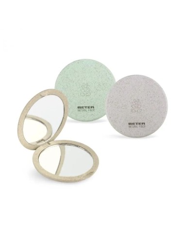 Beter Natural Fiber Espejo Macro X4 Doble De Bolso