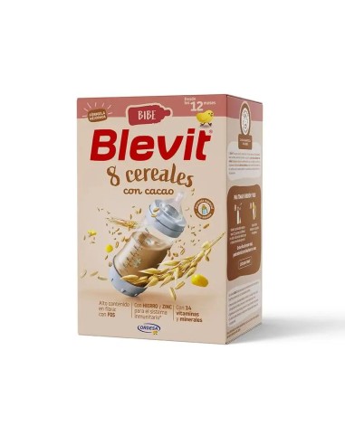 Blevit Alimentación Infantil Bibe 8 Cer Y Cacao, 500 grs
