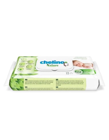 Chelino Nature Toallitas Infantiles, 72 unidades