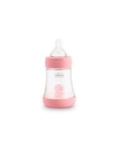 Chicco Biberón Perfect 5 +0 Meses Silicona Rosa 150 ml