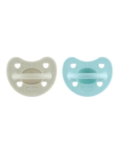 Chicco Chupete Physioforma Luxe 6-16 Az-Gr, 2 unidades