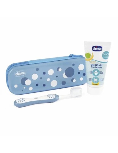 Chicco Set Dental 6M+ Blue Pois