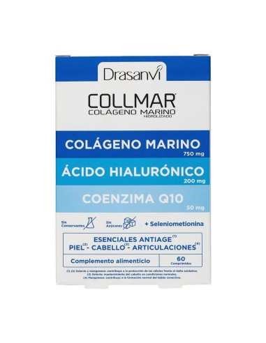 Drasanvi Cabello, Piel Y Uñas Collmar Esenciales Antiage, 60 comprimidos