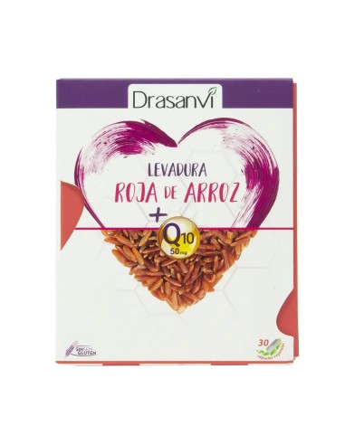 Drasanvi Levadura Arroz Rojo (2,9 Mg Monacolina K) Coenzima Q10, 30 cápsulas