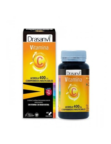 Drasanvi Vitamina C 400Mg Masticable, 60 comprimidos