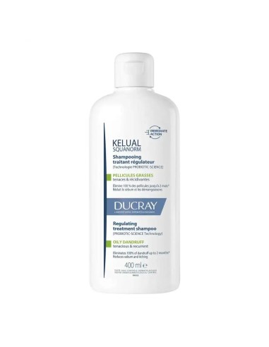 Ducray Kelual Squanorm Champú Caspa Grasa 400Ml