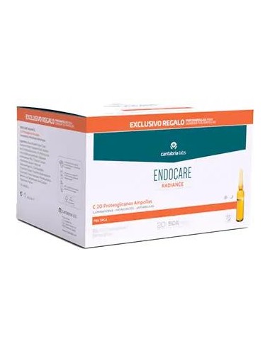 ENDOCARE Pack Radiance C20 Proteoglicanos 30 Ampollas + Portaampollas
