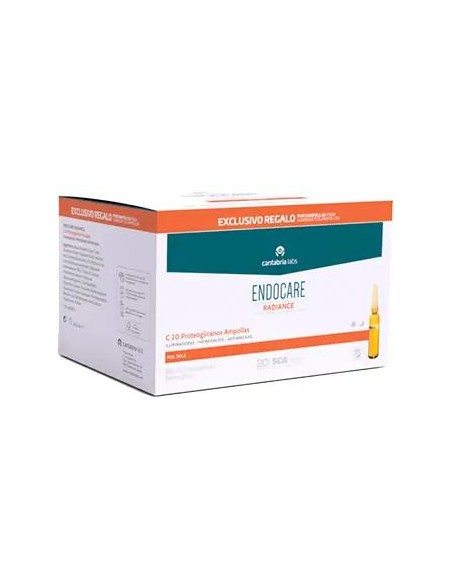 ENDOCARE Pack Radiance C20 Proteoglicanos 30 Ampollas + Portaampollas