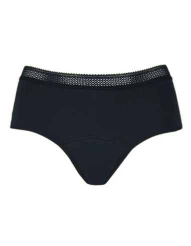 Enna Braga Menstrual Modern Hipster Noche - Flujo Abundante, Talla S, Negro