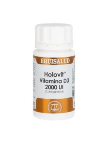 Equisalud Holovit Vit. D3 2000Ui (Colecalciferol) 50 Cápsulas
