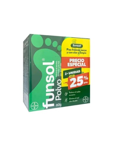 Funsol Polvo 2da Unidad Al 25% Descuento Promo, 60gr