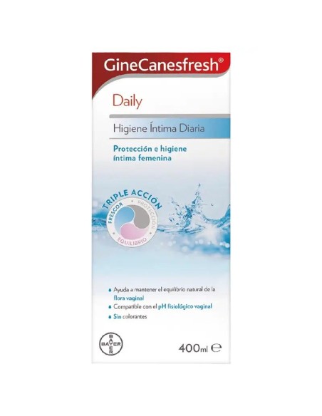GineCanesfresh Gel Higiene Íntima Diaria, 400 ml