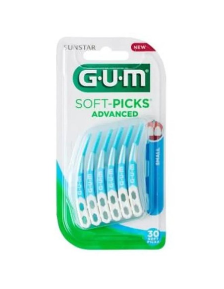 Gum Cepillo Interdental Soft Picks Small 30Un Azul