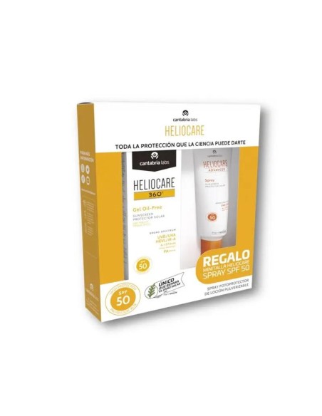 Heliocare 360ºpack Gel Oil Free 50Ml + Regalo Spray 75Ml Spf50+