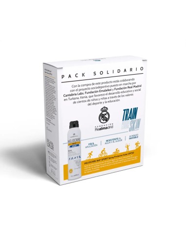 Heliocare Pack Real Madrid 360º Sport Spray Spf50, 2 x 100 ml