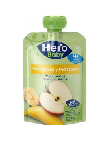 Hero Baby Bolsita  Manzana Y Plátano 100G