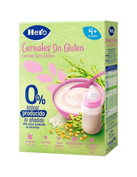 Hero Baby Papilla De Cereales  Cereales Sin Gluten 340G