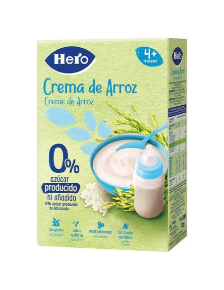 Hero Baby Papilla De Cereales Hero Baby Crema De Arroz 220G