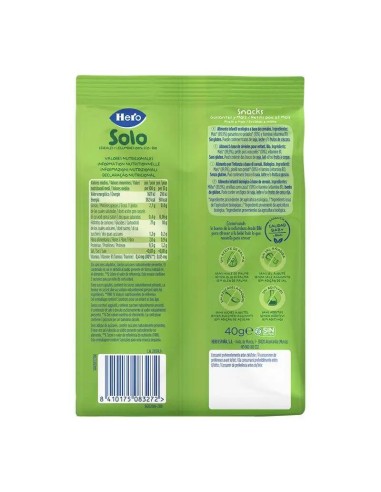 Hero Baby Snacks  Solo Guisantes Y Maíz 40G