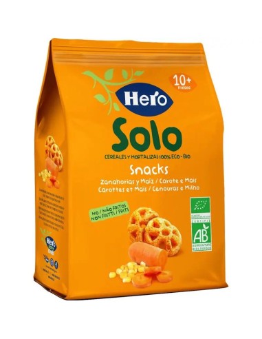 Hero Baby Snacks  Solo Zanahoria Y Maiz 40G