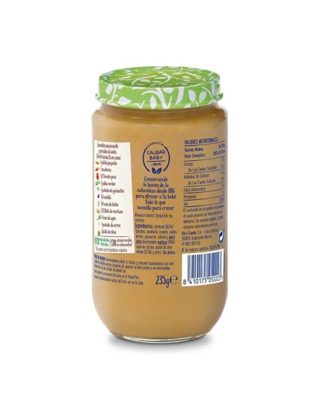 Hero Baby Tarrito Hero Baby Verduritas Con Merluza, 235 Gr