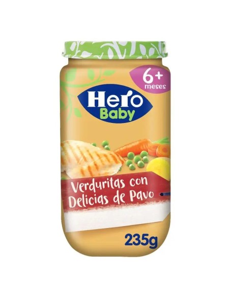Hero Baby Tarrito Verduritas Con Delicias De Pavo 235 Gr