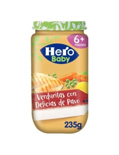Hero Baby Tarrito Verduritas Con Delicias De Pavo 235 Gr 2