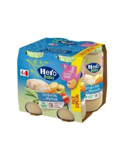 Hero Baby Tarrito Verduritas Con Merluza 4 X 235 G 2